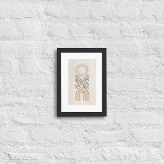 Balance Framed Poster - Black / 21×30 cm